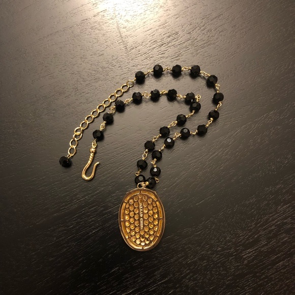 Akkad wise owl sparkling-pave set necklace - Picture 3 of 5